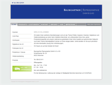 Tablet Screenshot of baumgartner-reprographie.de